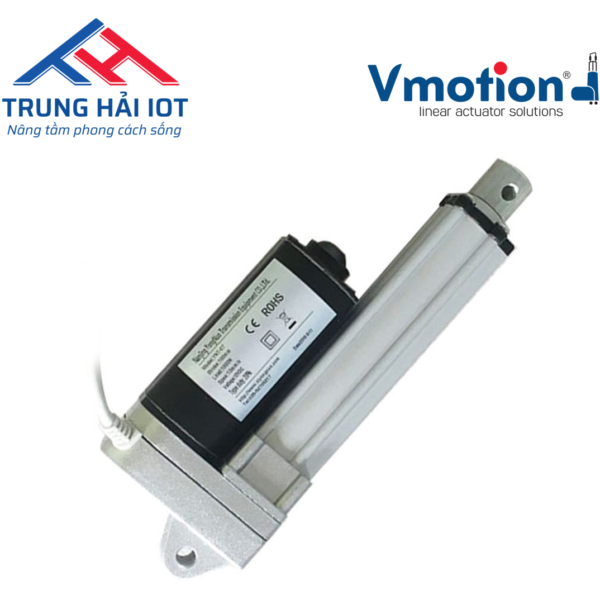 Xi Lanh Điện Vmotion LA07S Tải 250Kg IP65 Bánh Răng Kim Loại