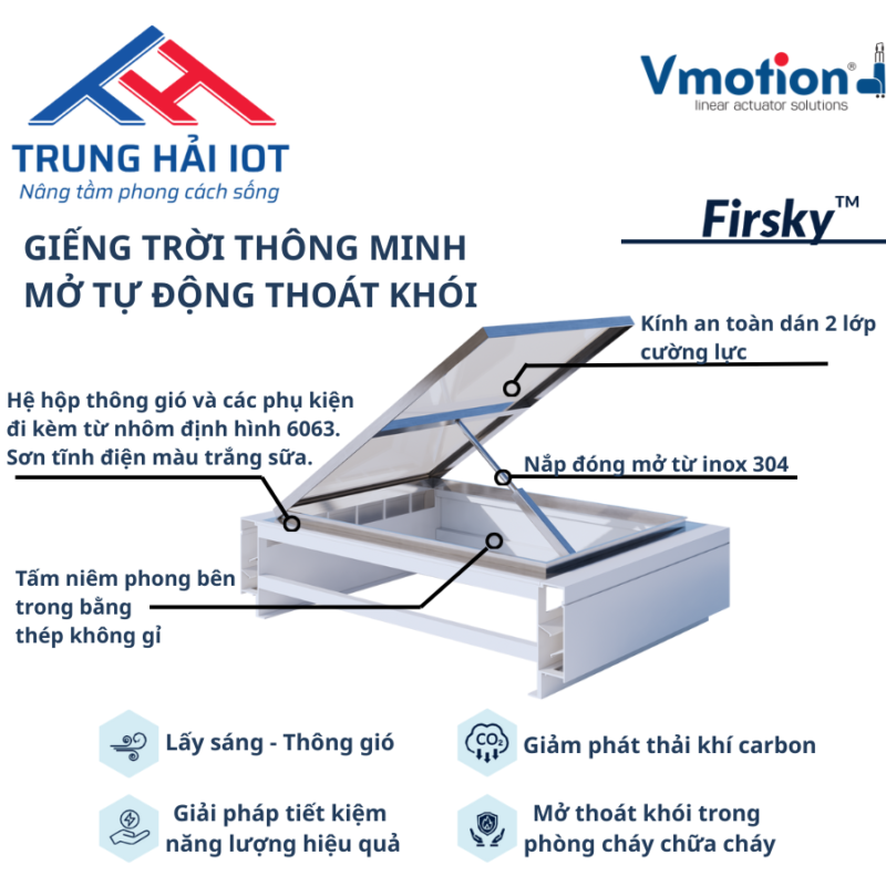 GIẾNG TRỜI THÔNG MINH MỞ TỰ ĐỘNG THOÁT KHÓI